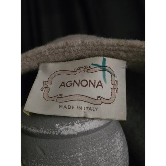 Vintage AGNONA Italian Brown Fur Cashmere Coat, Size 38, US 4 Small - Picture 10 of 10